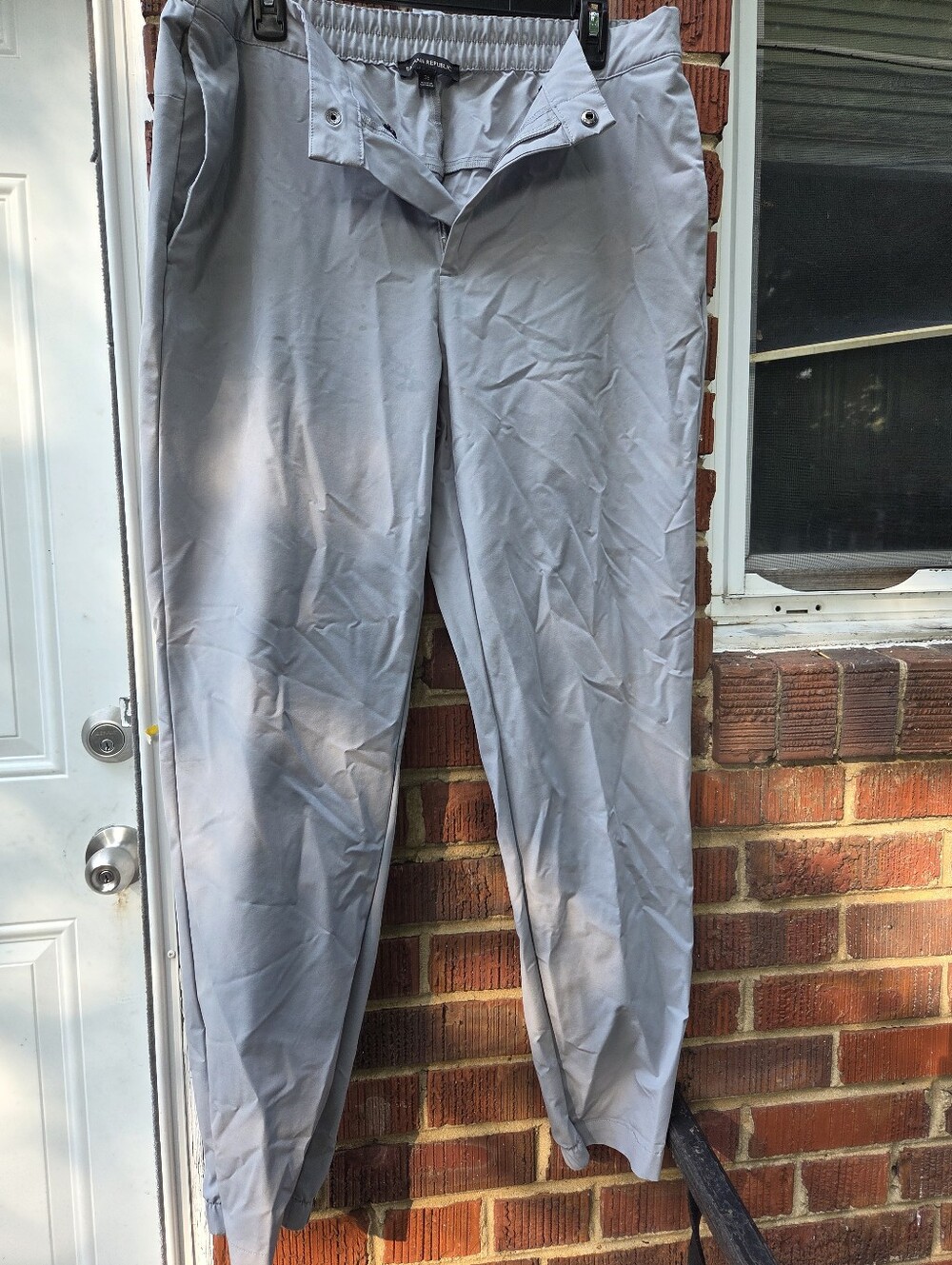 Banana Republic Light Gray Men's Chinos